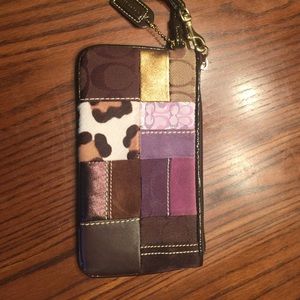 COPY - Limited edition patchwork Coach wristlet